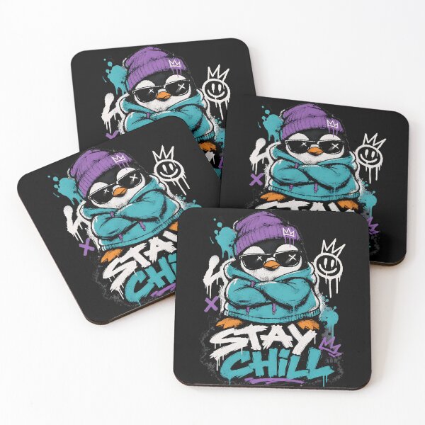 Item preview, Stay Chill Urban Graffiti Penguin Streetwear designed and sold by CRMediaGroup.