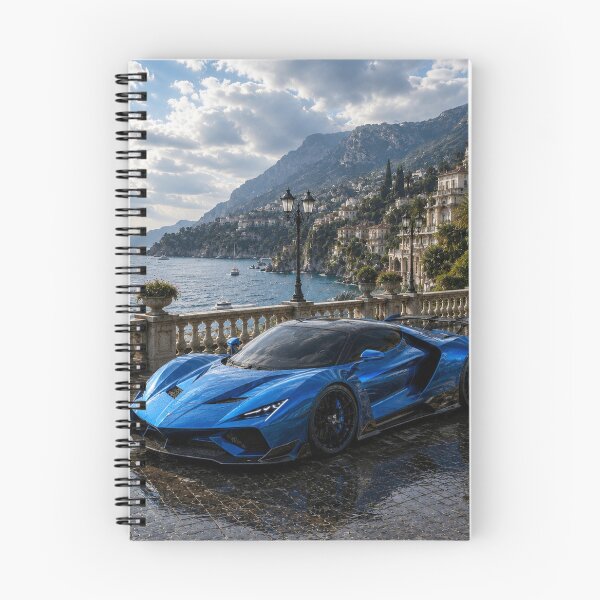 Item preview, Azure Velocity – Luxury Blue Supercar on the Riviera designed and sold by ZYVARENNE.