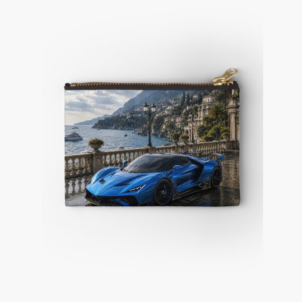 Item preview, Azure Velocity – Luxury Blue Supercar on the Riviera designed and sold by ZYVARENNE.