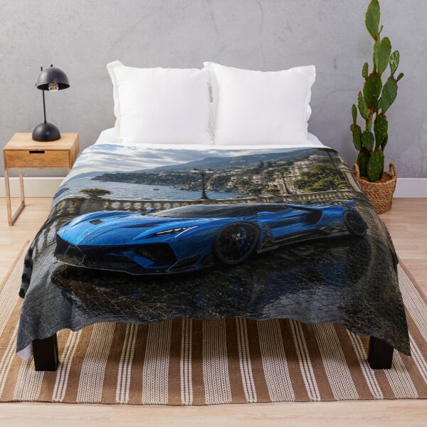 Item preview, Azure Velocity – Luxury Blue Supercar on the Riviera designed and sold by ZYVARENNE.