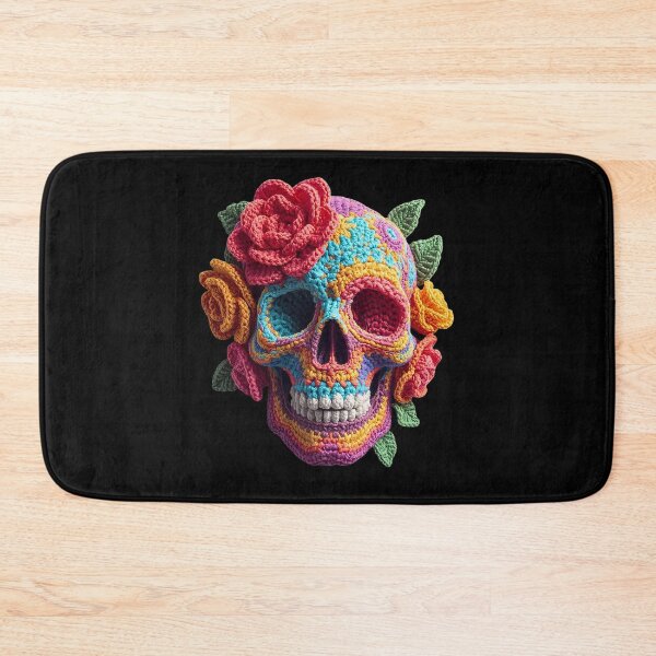 Item preview, Amigurumi Sugar Skull and Roses designed and sold by Festive Bug.