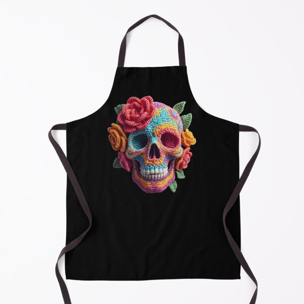 Item preview, Amigurumi Sugar Skull and Roses designed and sold by Festive Bug.
