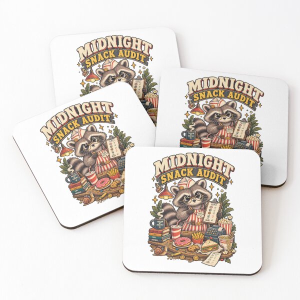 Item preview, Midnight Snack Audit Raccoon Snack Inspector designed and sold by Trendy-Artistry.