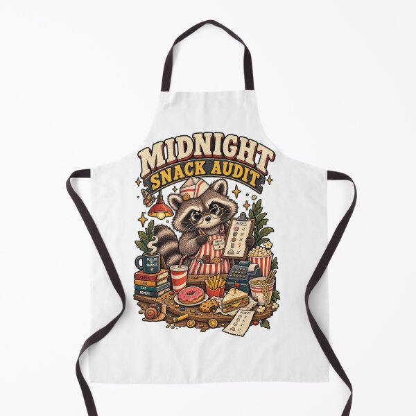 Item preview, Midnight Snack Audit Raccoon Snack Inspector designed and sold by Trendy-Artistry.