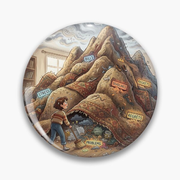 Item preview, Mountain Swept Under Rug Avoidance Humor designed and sold by Michaelragheb.