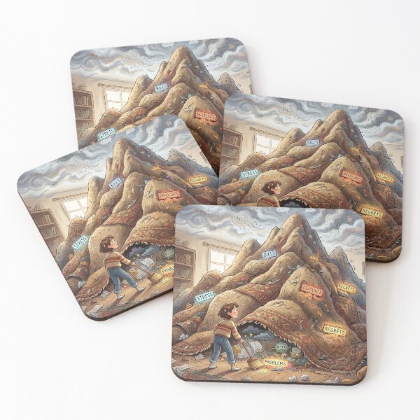 Item preview, Mountain Swept Under Rug Avoidance Humor designed and sold by Michaelragheb.