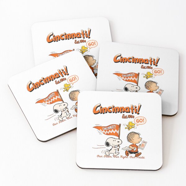 Item preview, Cincinnati! Snoopy & Charlie Brown Go Team  designed and sold by VividSurreal.