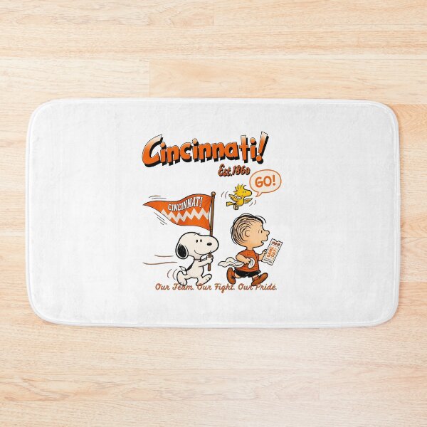 Item preview, Cincinnati! Snoopy & Charlie Brown Go Team  designed and sold by VividSurreal.
