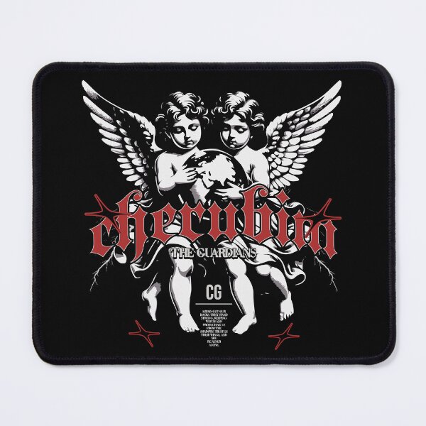 Item preview, Cherubim Guardians Angel Gothic T-Shirt, Dark Academia Clothing designed and sold by baretyas.