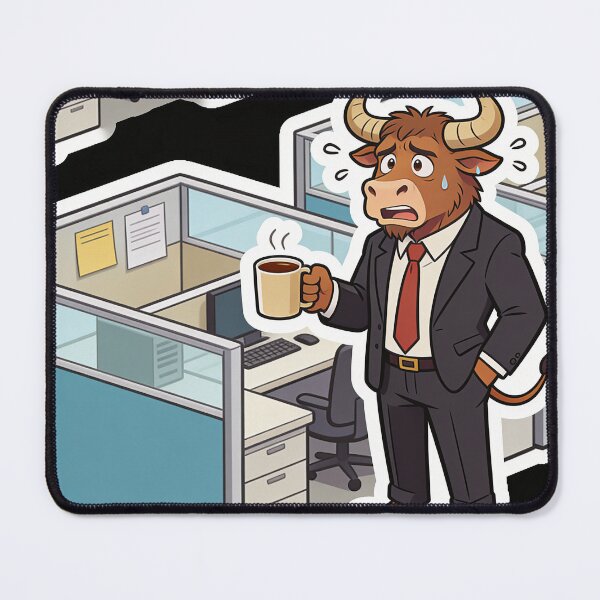 Item preview, Corporate Minotaur Lost In The Maze - Funny Office Meme designed and sold by GodsMonsterss.