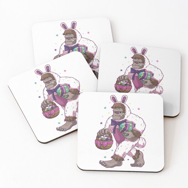 Item preview, Bigfoot Sasquatch Easter Bunny Basket Easter Eggs designed and sold by ely-brittaney.