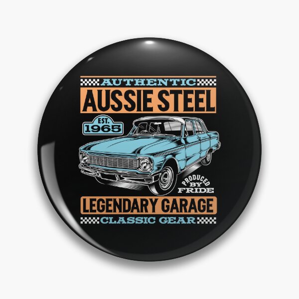 Item preview, Aussie Steel Vintage Classic Car Authentic Legendary Garage designed and sold by heedooppod.