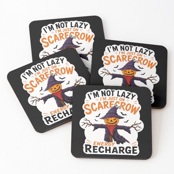Item preview, I’m Not Lazy, I’m Just On Scarecrow Energy Recharge designed and sold by Canvas-Whispers.