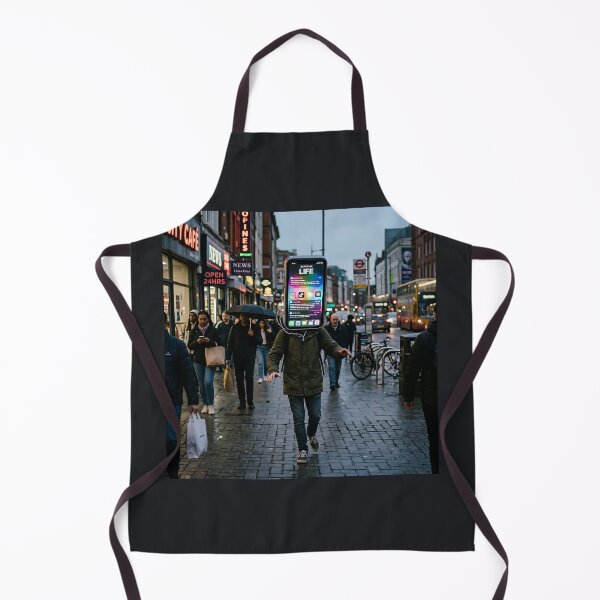Item preview, Smartphone Head Distracted Walking Digital Zombie Satire designed and sold by Michaelragheb.