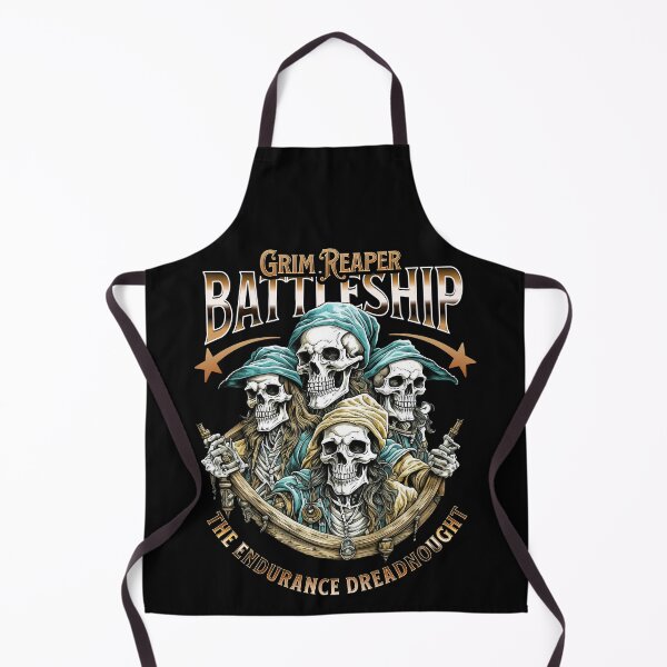 Item preview, Battleship Endurance Grim Reaper T-Shirt, Skeleton Pirate designed and sold by baretyas.