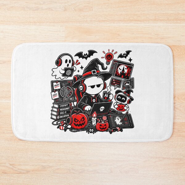 Item preview, Artificial Intelligence Halloween T-shirt – AI, Prompt and Spooky Creation designed and sold by J-Impression.