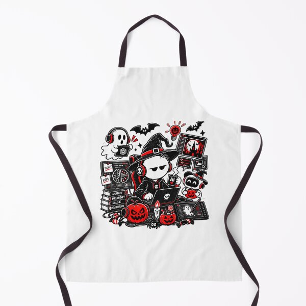 Item preview, Artificial Intelligence Halloween T-shirt – AI, Prompt and Spooky Creation designed and sold by J-Impression.