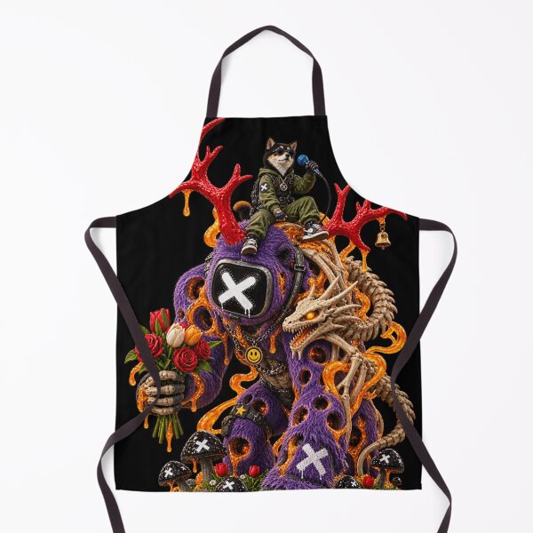 Item preview, BRTHRCNK Purple Gorilla X-Beast with Shiba Inu Rider - Flower Tour designed and sold by BRTHRCNK01.