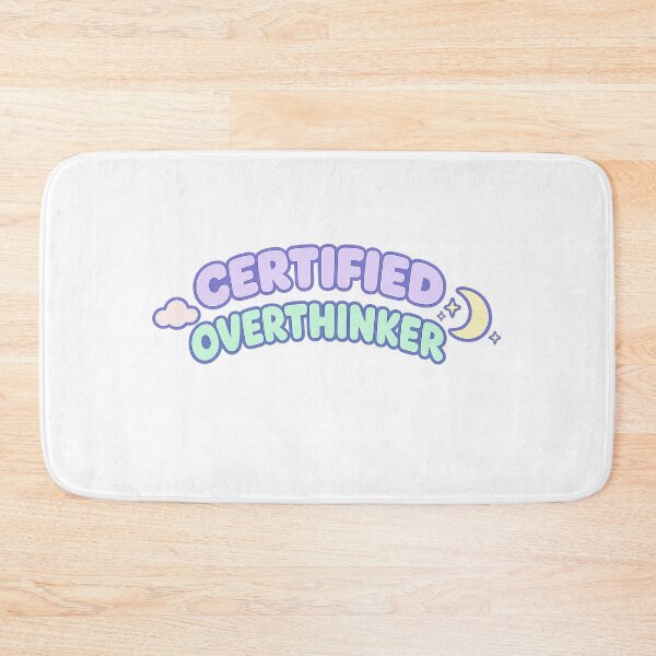 Item preview, Certified Overthinker Pastel Cloud Design designed and sold by Art3mis777.