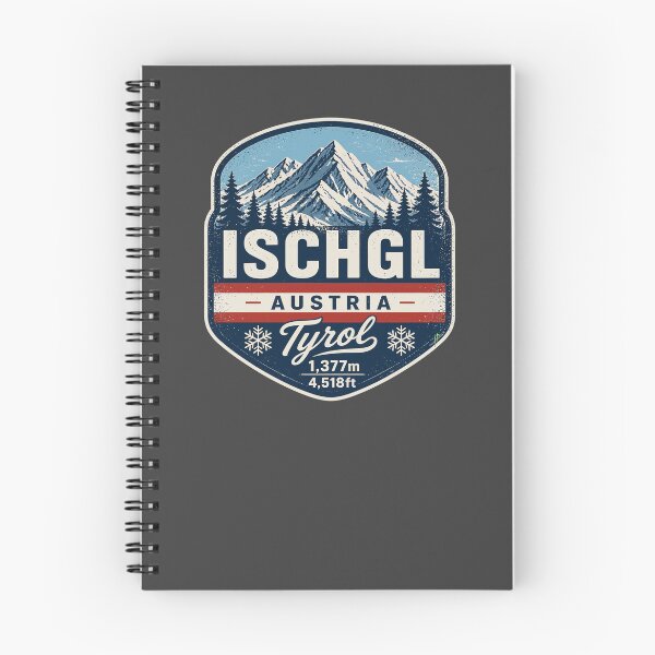 Item preview, Ischgl Silvretta Arena Austria Ski Skiing Sticker TShirt 01 designed and sold by OuterShellUK.