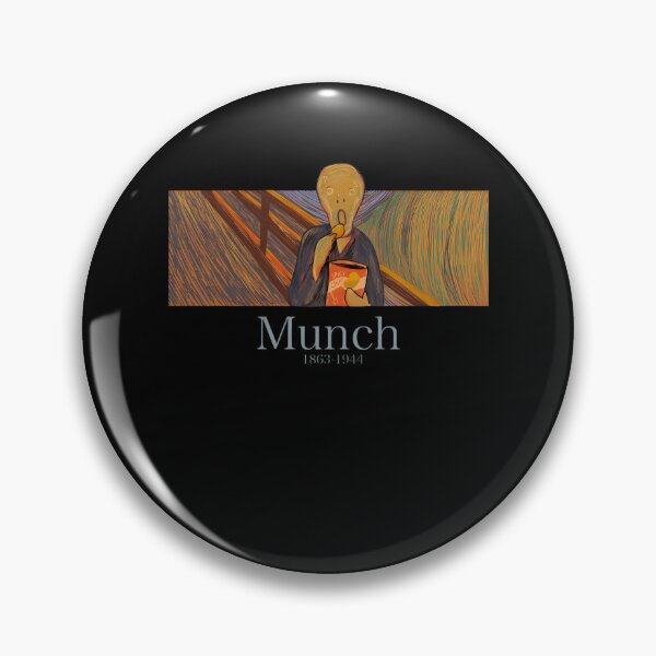 Item preview, Munch 1863 - 1944 Spicy Chips Meme designed and sold by Magicaldesignh.