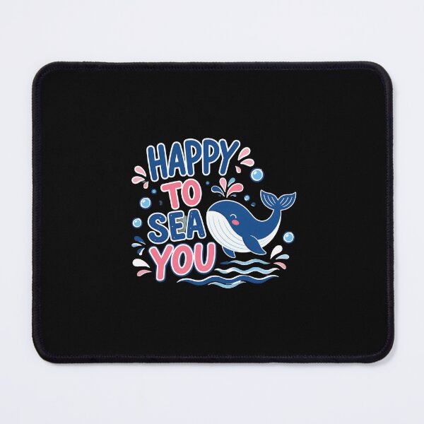 Item preview, Happy To Sea You Whale Cute Ocean Animal Pun designed and sold by leocreatives.