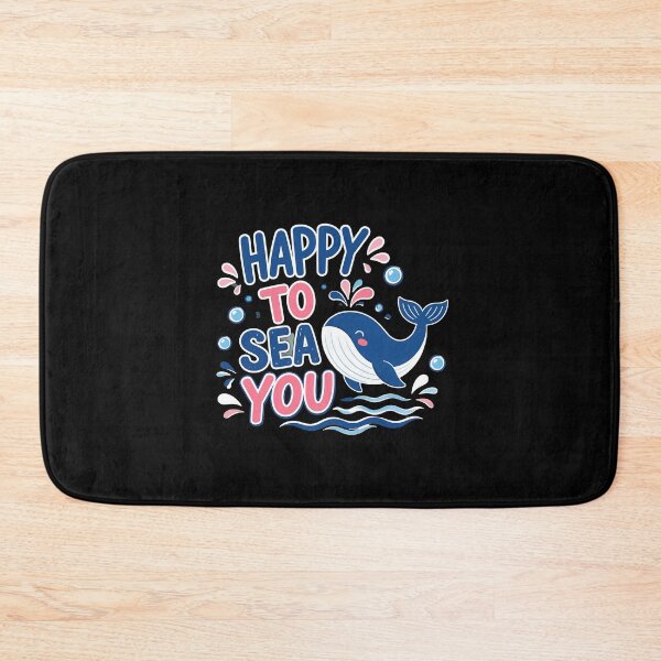 Item preview, Happy To Sea You Whale Cute Ocean Animal Pun designed and sold by leocreatives.