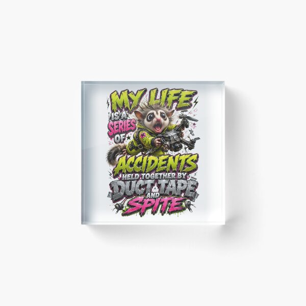 Item preview, My Life Is A Series Of Accidents Held Together By Duct Tape And Spite designed and sold by Sovereign Supply Co..