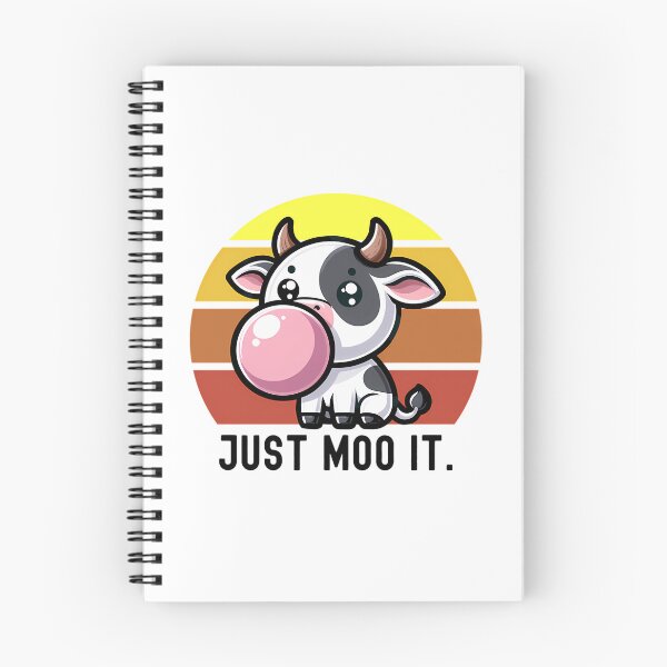 Item preview, Cute Cow Gum Bubble Saying Just Moo It. Funny Animal designed and sold by shockley-kashaz.