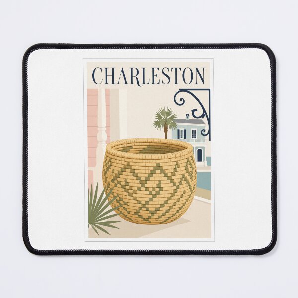 Item preview, Charleston Sweetgrass Basket Travel Art designed and sold by Beyond Destinations.