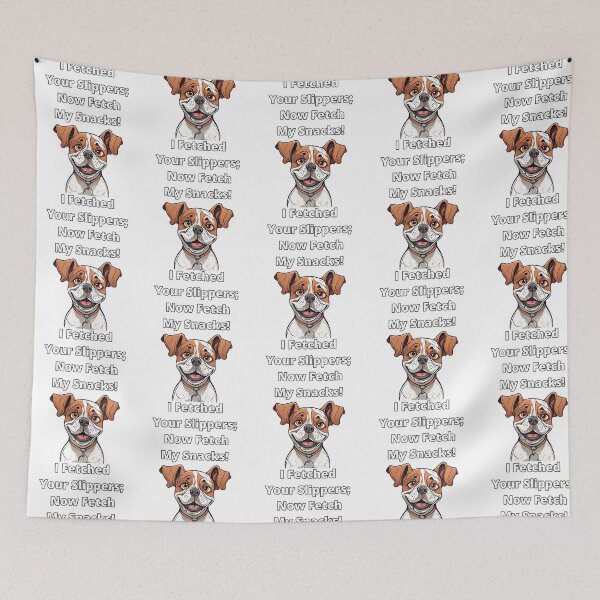 Item preview, I Fetched Your Slippers Not Fetch My Snacks Dog Lover'S Humor designed and sold by linn-kathline.