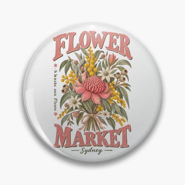 Item preview, Sydney Flower Market Native Waratah Wattle Botanical Bouquet Aesthetic designed and sold by Yellowriversss.