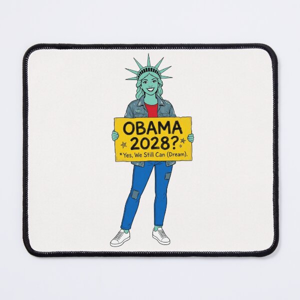 Item preview, Obama 2028 Yes We Still Can Dream Political Satire designed and sold by KungPowUnicorn.