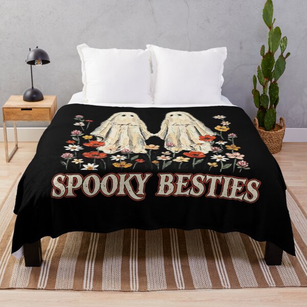 Item preview, Spooky Besties Cute Floral Ghosts Halloween Friends Cottagecore designed and sold by voidlab01.