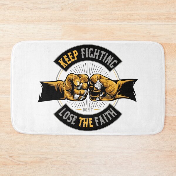 Item preview, Keep Fighting Dont Lose The Faith Fist Bump Motivation designed and sold by heedooppod.