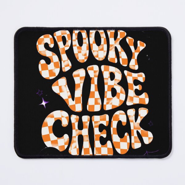 Item preview, Spooky Vibe Check Halloween Checkered Retro Design. designed and sold by BriSher.