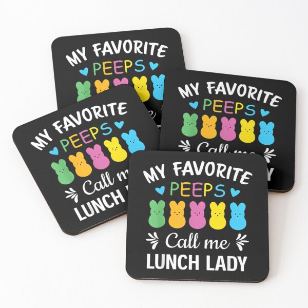 Item preview, My Favorite Peeps Call Me Lunch Lady Peeps Easter designed and sold by ivy-aiko.