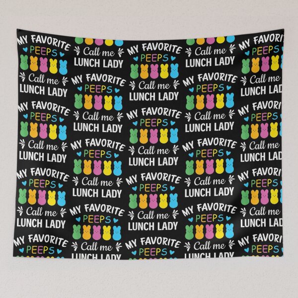 Item preview, My Favorite Peeps Call Me Lunch Lady Peeps Easter designed and sold by ivy-aiko.