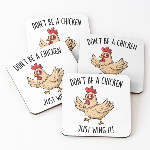 Item preview, Don'T Be A Chicken Just Wing It Confident Hen designed and sold by shockley-kashaz.