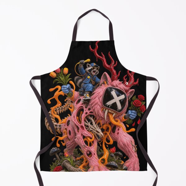 Item preview, BRTHRCNK Pink Sabertooth X-Beast with Raccoon Rider - Flower Tour designed and sold by BRTHRCNK01.