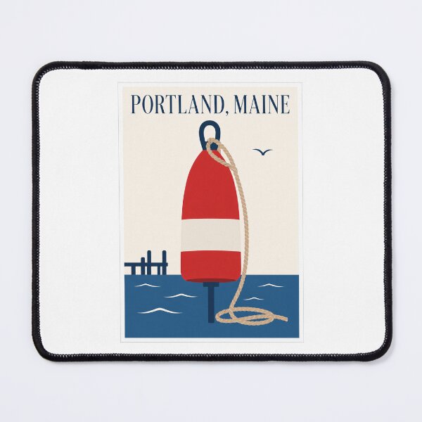 Item preview, Portland Maine Buoy Travel Art designed and sold by Beyond Destinations.