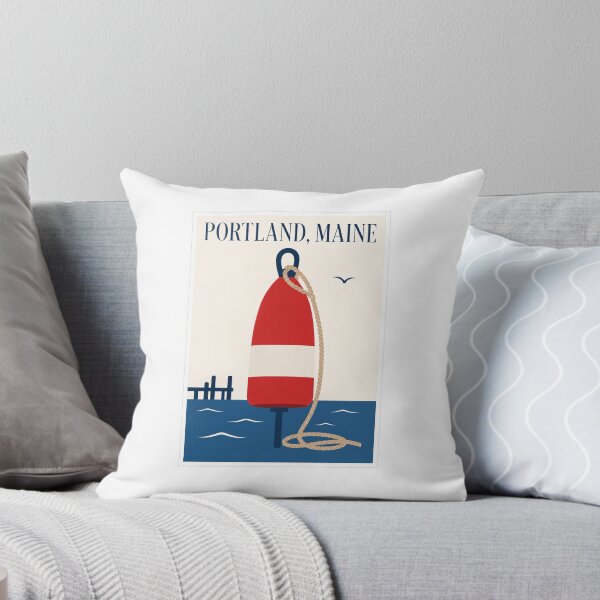 Item preview, Portland Maine Buoy Travel Art designed and sold by Beyond Destinations.
