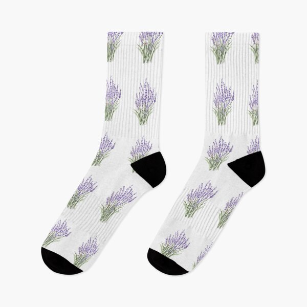 Item preview, Purple Lavender Flower Watercolor Botanical Bouquet Gift for Her designed and sold by LafinaArt.