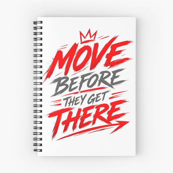 Item preview, Move Before They Get There – Motivational Quote designed and sold by Lovestickerco.