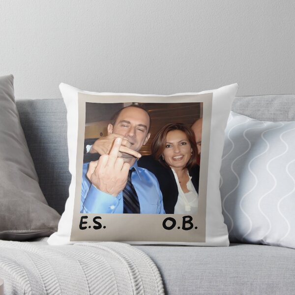 Item preview, Meme de Elliot Stabler y Olivia Benson, actores y músicos, haciendo el dedo medio designed and sold by marionchans.