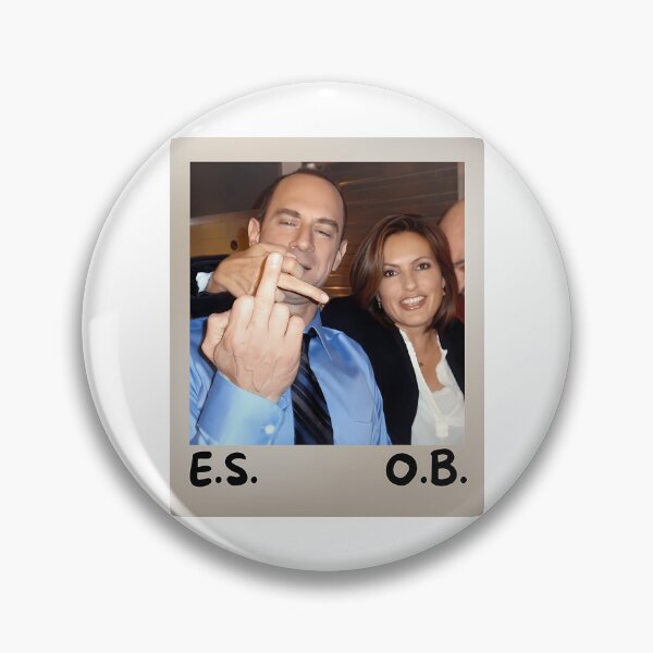 Item preview, Elliot Stabler And Olivia Benson Actors And Musicians Giving The Middle Finger Meme designed and sold by marionchans.