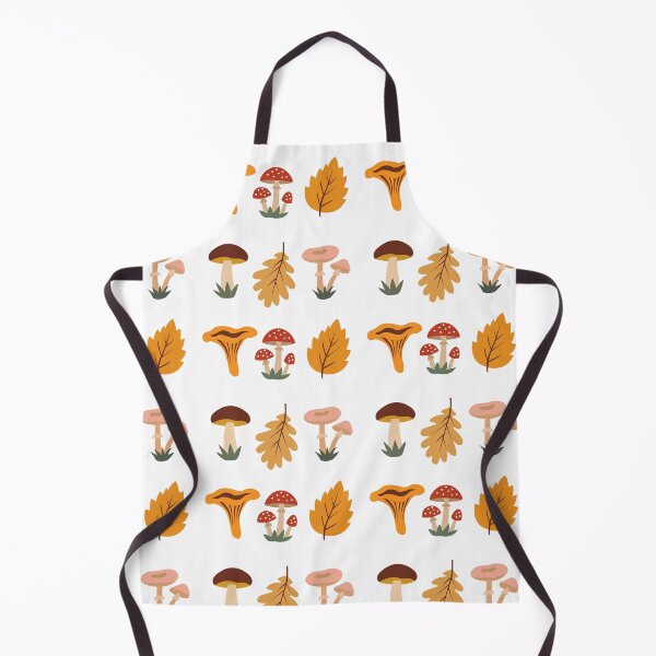 Item preview, Autumn Forest Mushrooms Chanterelle Fly Agaric and Leaves Vector Sticker Pack designed and sold by ElenMart.