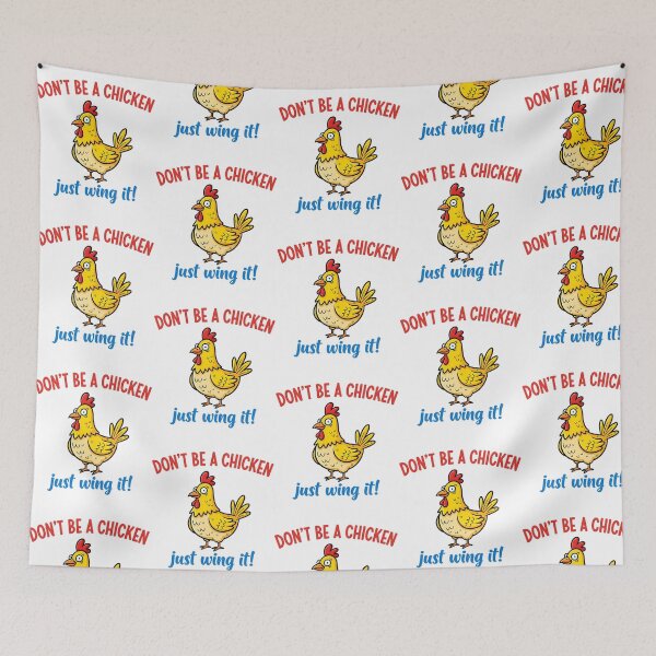 Item preview, Don'T Be A Chicken Just Wing It Funny Motivation designed and sold by shockley-kashaz.
