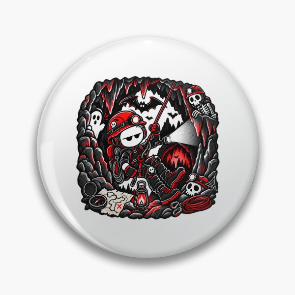 Item preview, Halloween Caving T-shirt – Haunted Cave Explorer designed and sold by J-Impression.