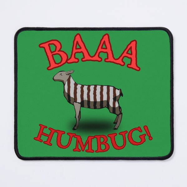 Item preview, Baaa Humbug! Grumpy sheep at Christmas. designed and sold by HeathWayPrints.